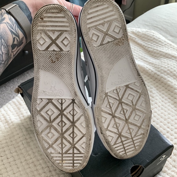 Converse White Women's Sneakers - Picture 5 of 7